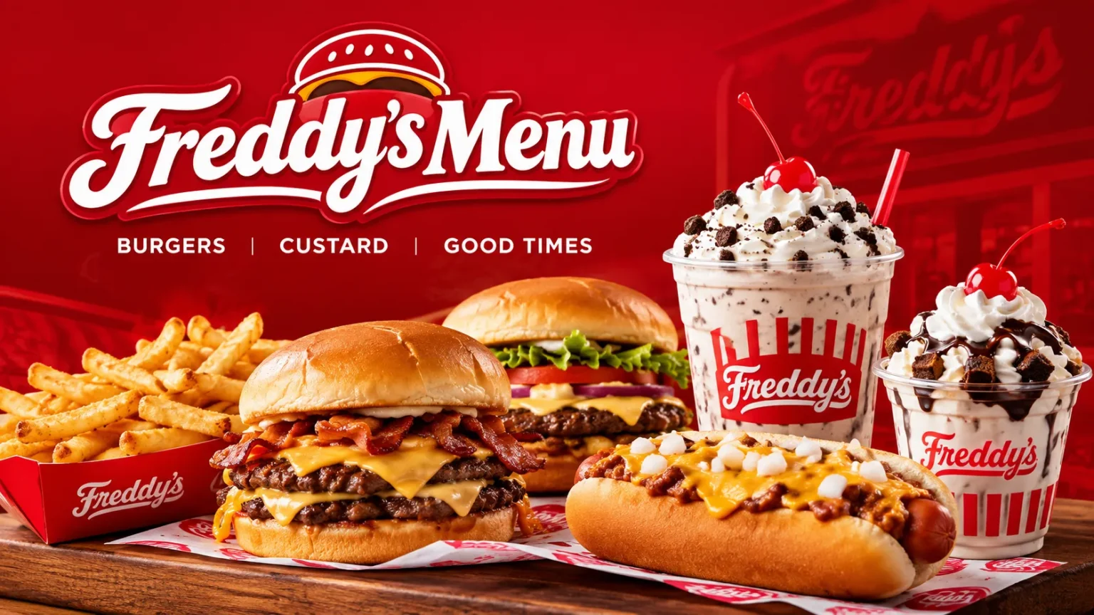 Freddy’s Menu with Prices 2026